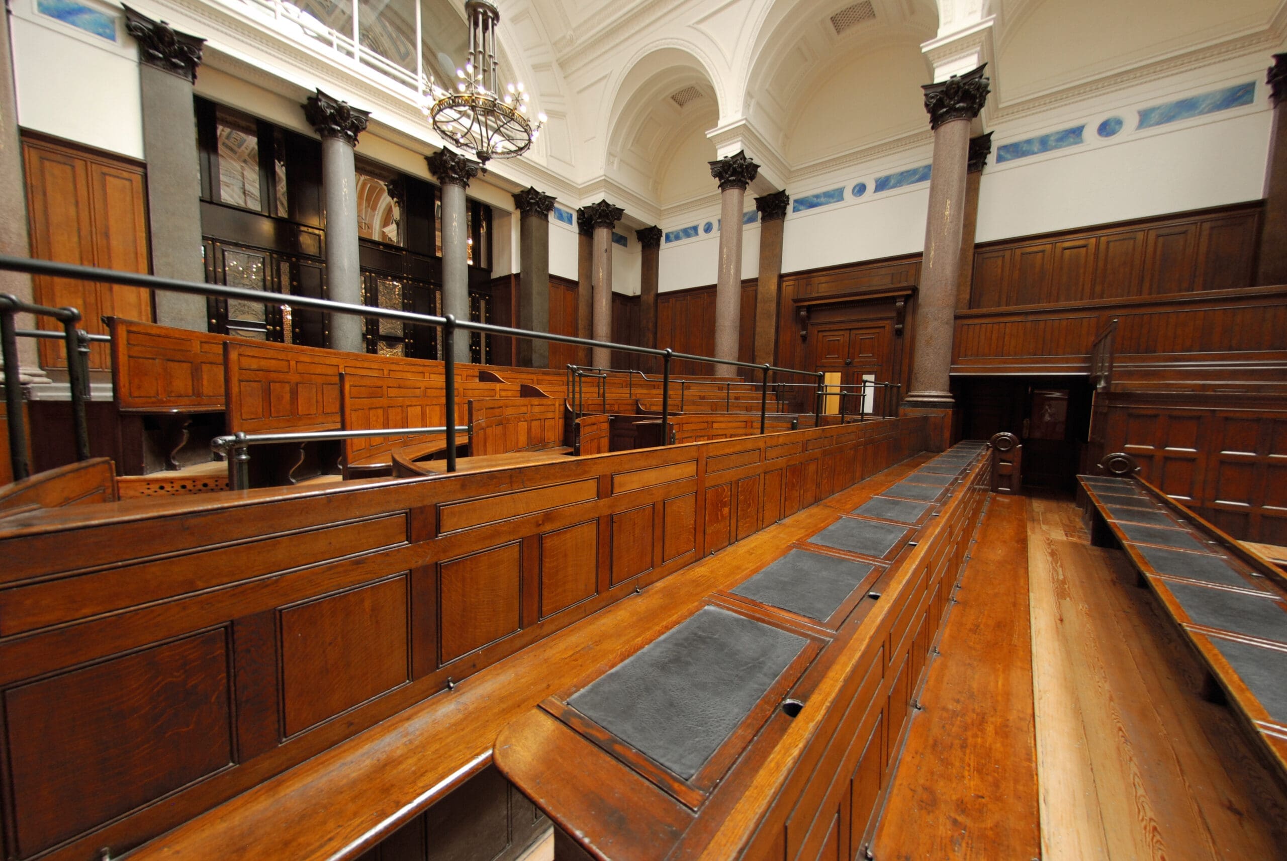 Inside St.George's Hall in Liverpool